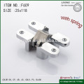 cross concealed hinge for interior